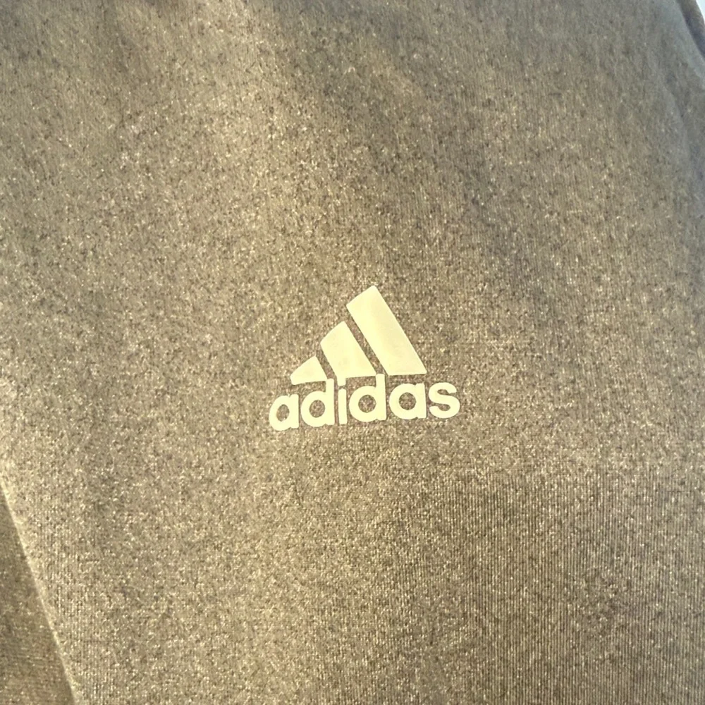 Adidas Black Quarter Zip Pullover Men’s Athletic Performance Sweatshirt Size L
